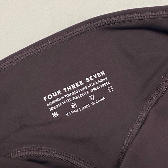 437 The V Leggings Espresso XS - Picture 5 of 6